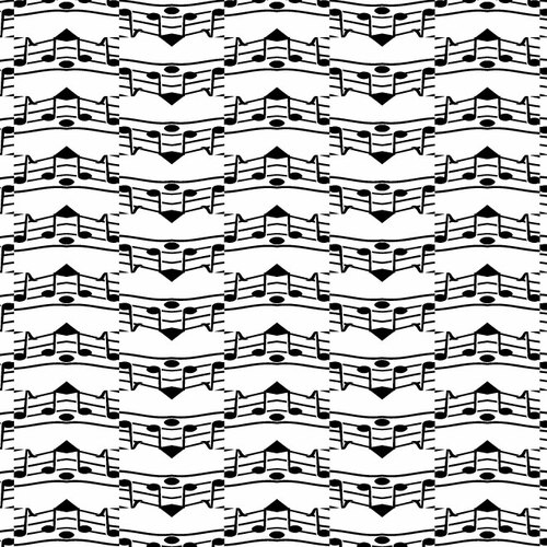 Muzieknoten patroon