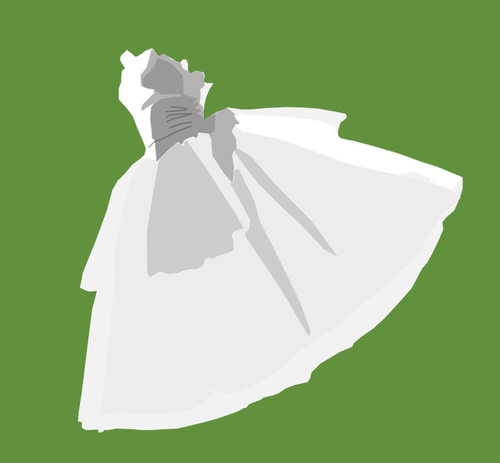बैले ड्रेस वेक्टर छवि