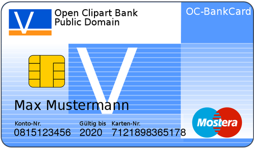 Credit card vector image