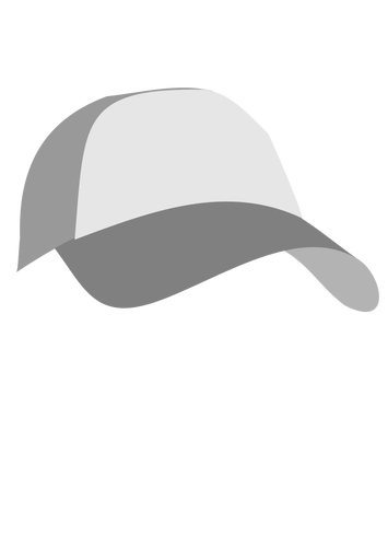 Hvit baseball cap