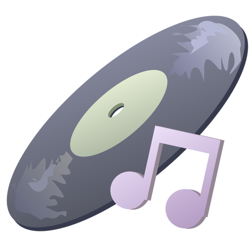 Vector image of music icons