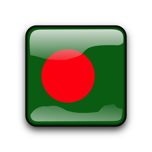 Botón de bandera de Bangladesh