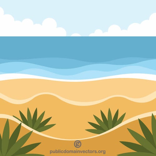 Beach sand dunes | Public domain vectors