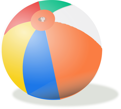 Beach ball vector image