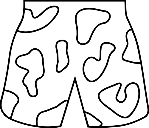 Stranden shorts vector bildet