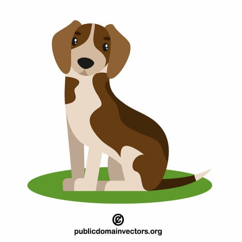 Gráficos de vetor de cachorro Beagle