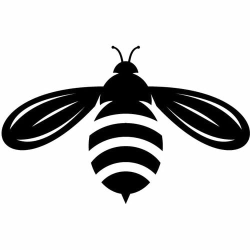 Download Cute bee silhouette | Public domain vectors