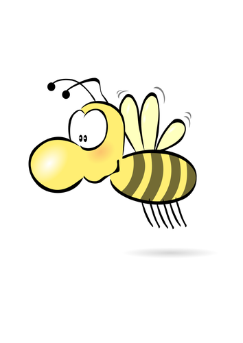 Vector illustration of little bee