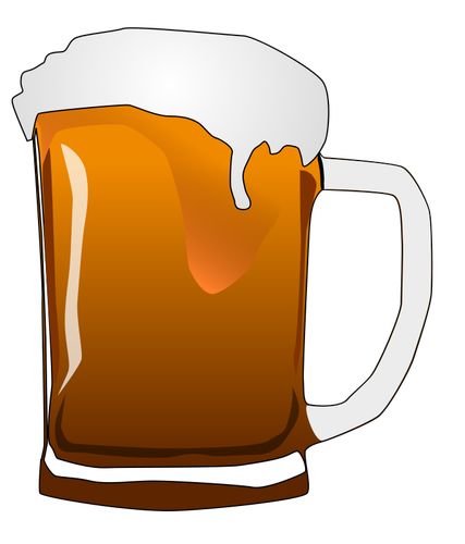 Vector image of beer mug | Public domain vectors
