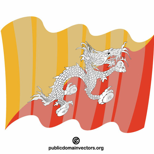 भूटान का ध्वज