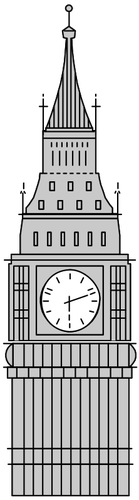 Gray Big Ben obrázek