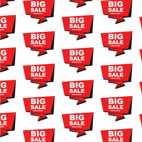 Big sale seamless pattern