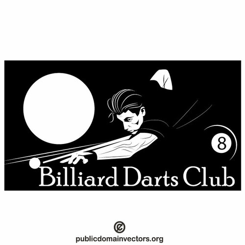 Club de fléchettes de billard