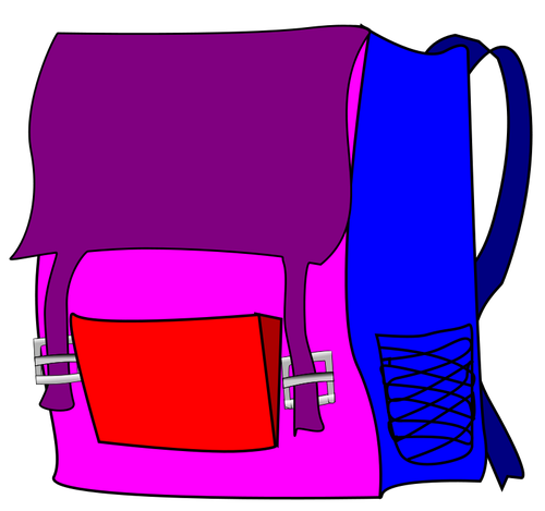 Rucksack-Vektor-Bild