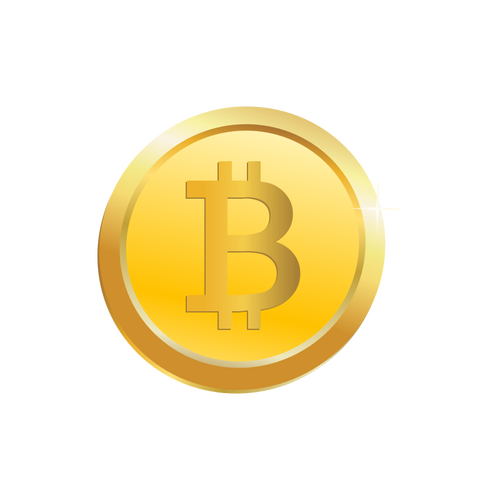 Bitcoin vector illustration