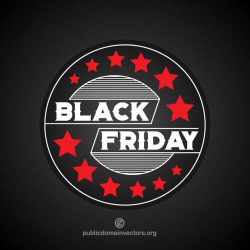 Black Friday vector background