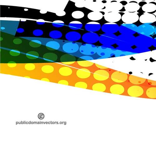 다채로운 하프톤 패턴
