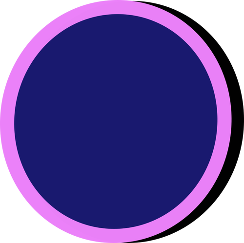 Pulsante blu e rosa