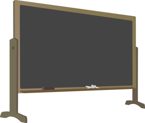 Blackboard ile stand vektör görüntü