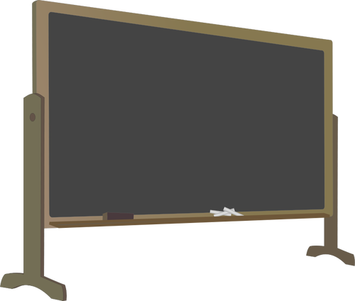 Blackboard with stand vector image