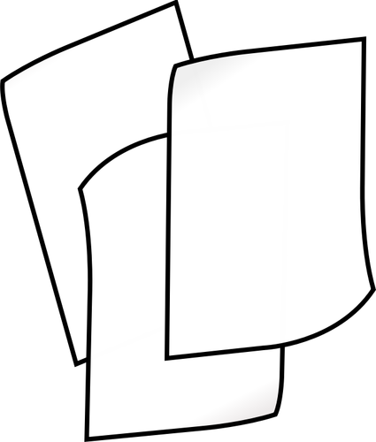 White paper stack