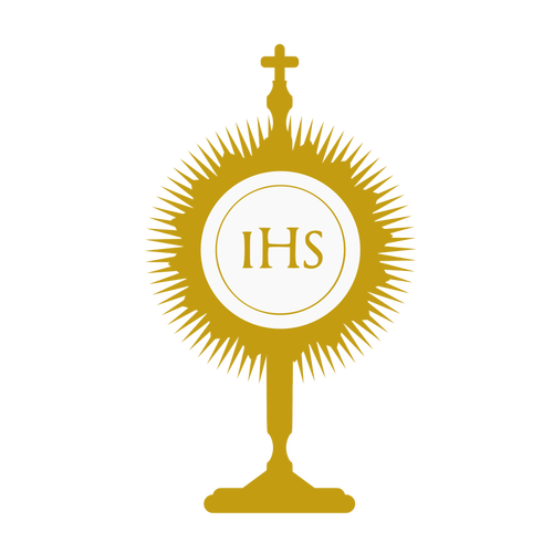 The Blessed Sacrament vector image