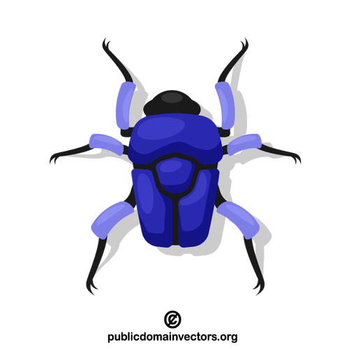 Insecto azul