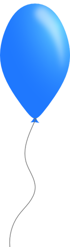 Mavi renkli balon vektör görüntü