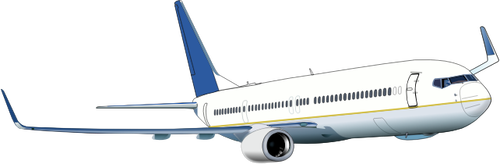 Vektorový obrázek Boeing 737