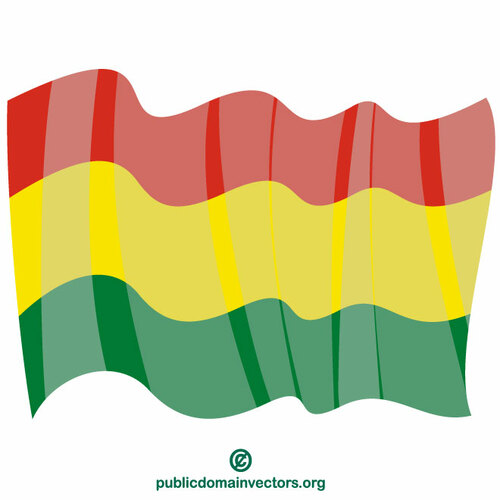 Bolivia flag clip art