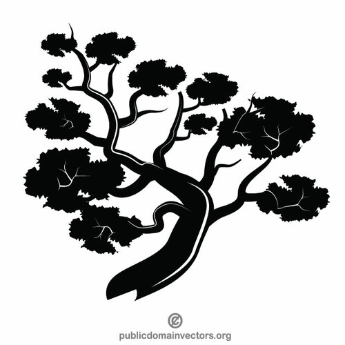 Bonsai ağacı klip sanat grafik