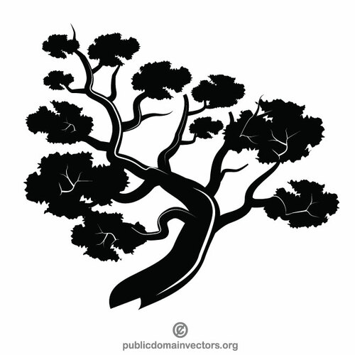 Bonsai-Baum-Clip-Art-Grafik