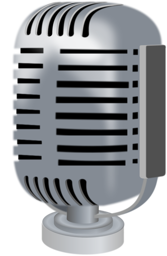 Microphone vector clip art