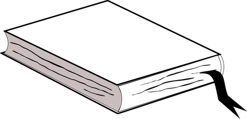  Buku  dengan bookmark Domain publik vektor