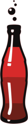 Bottle of soda drink vector graphics