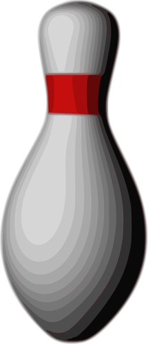 Bowling duckpin vector illustration