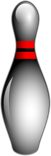 Bowling pin signo vector imagen prediseñada