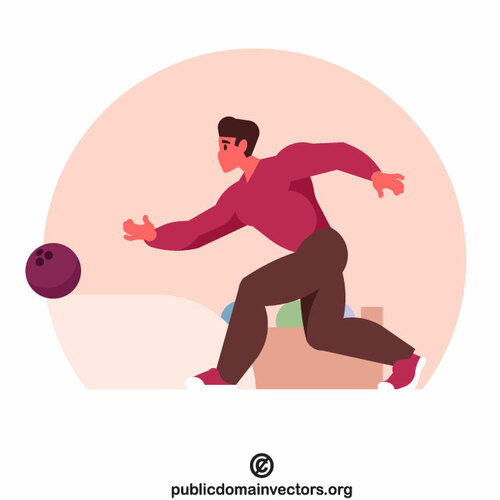 Bowling player