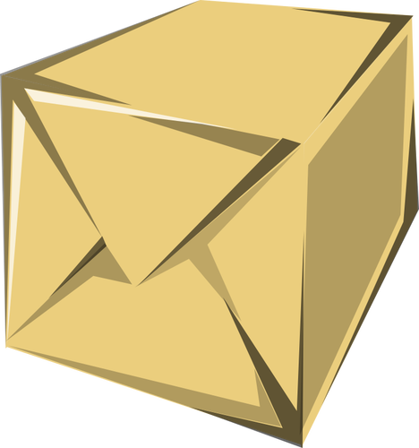 Image of envelope style cardboard box