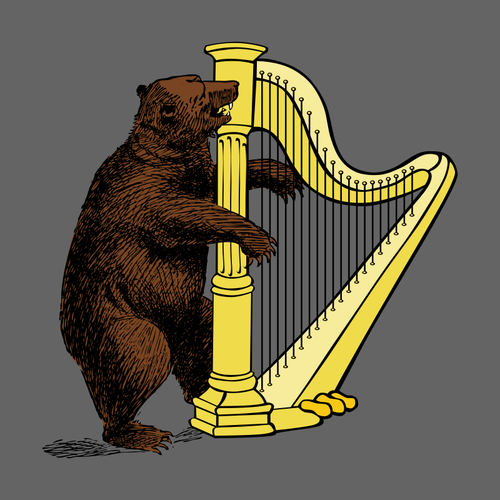 Ours et harpe