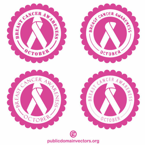 ملصقات شريط سرطان الثدي