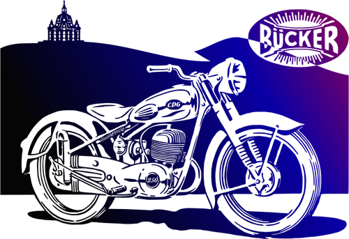 Motocykl wektor clipart