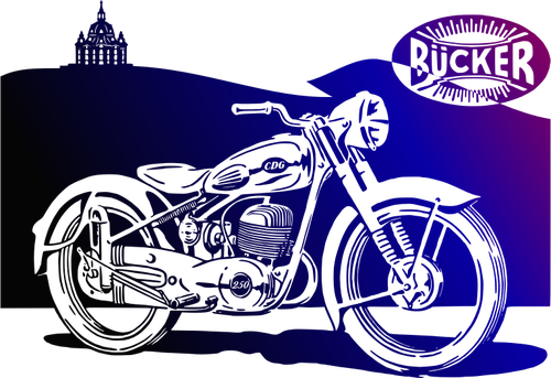 Motocykl wektor clipart