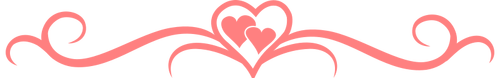 Векторная иллюстрация розовых сердец