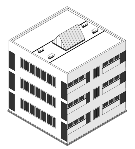 等尺性の建物