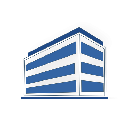 Apartament clădire grafică vectorială