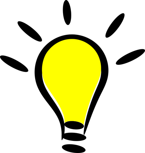 Light bulb drawing