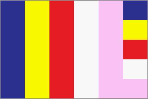 Бирманский буддийской флаг