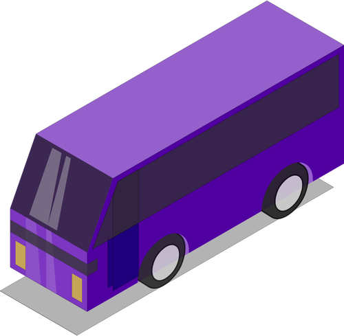 Fialový autobus