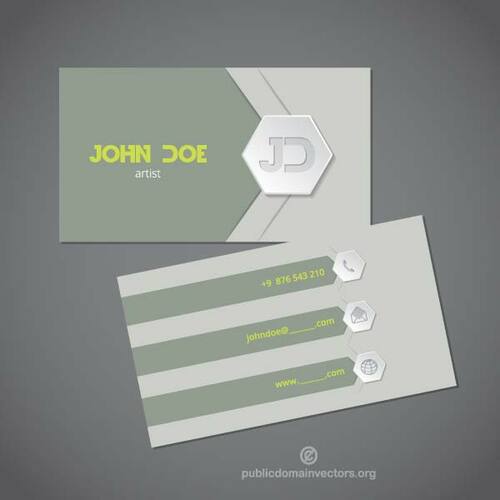 Elegant business card template